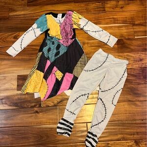 Sally from Nightmare Before Christmas, dress and bottoms.